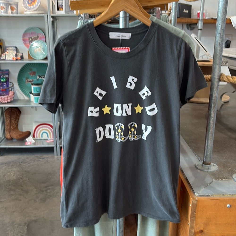 Ash black tee